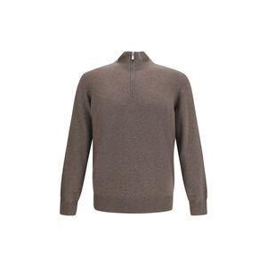 Brunello Cucinelli Brown Cashmere Men's Sweater